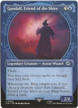 Gandalf Friend of the Shire 308 Uncommon MTG Lord of the Rings Middle Earth NM/M - Image 1