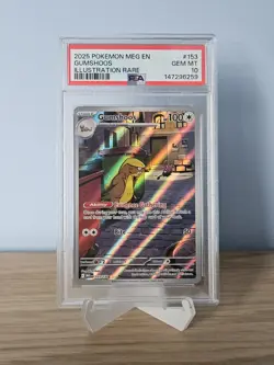 PSA 10 Gumshoos 153 Pokemon Single, Mega Evolution Gem Mint - Image 1