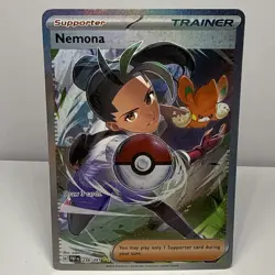 Pokemon Tcg Nemona 238/091 SV: Paldean Fates Holo - Image 1