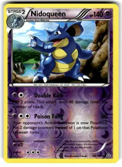 Nidoqueen Reverse Holo Uncommon Primal Clash 68/160 LP - Image 1