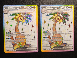 Pokemon TCG, (X2) Exeggutor ex 225/191 SV08: Surging Sparks Ultra Rare - Image 1