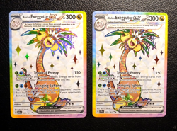 Pokemon TCG, (X2) Exeggutor ex 225/191 SV08: Surging Sparks Ultra Rare - Image 3