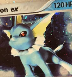 Pokemon Vaporeon EX Delta Species 110/113 Ultra Rare Holo SWIRL - Image 3