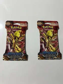 Pokemon TCG: XY Steam Siege Booster Pack New Factory Sealed - 2 Total - Image 1