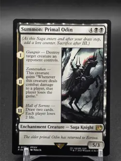 MTG - Summon: Primal Odin R FINAL FANTASY 121 LP-NM Magic The Gathering NM - Image 1