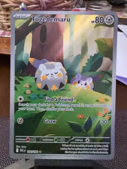 TOGEDEMARU 104/094 ILLUSTRATION RARE PHANTASMAL FLAMES POKEMON NEAR MINT - Image 1