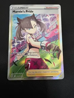 Pokemon Marnie's Pride 171/172 SWSH Brilliant Stars Full Art Ultra Rare NM - Image 1