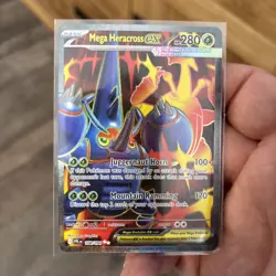 Mega Heracross ex #108 Pokemon Phantasmal Flames - Image 1