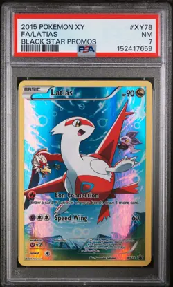 Latias XY78 Black Star Promo PSA 7 Pokemon TCG English - Image 1