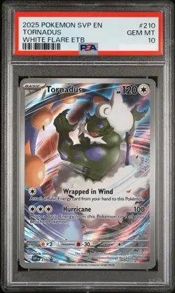 Pokemon Promo Tornadus 210 PSA 10 - Image 1