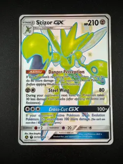 Scizor GX Shiny Holo Rare Hidden Fates Shiny Vault SV72/SV94 Pokemon TCG NM - Image 1