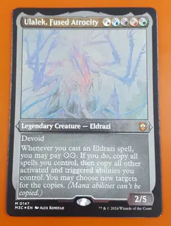 1x Ulalek, Fused Atrocity (Display Commander) | FOIL Thick Stock | M3C | MTG - Image 1