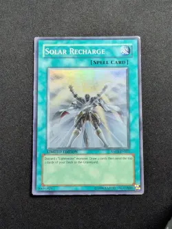 Yugioh - Solar Recharge ANPR-ENSE1 Limited Super Rare HP - Image 1