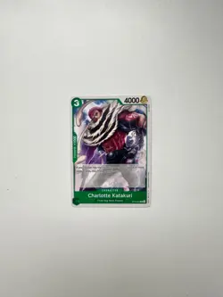 ONE PIECE TCG: CHARLOTTE KATAKURI ST16-003 x4 GREEN Starter Deck 16: Uta ✨ - Image 3