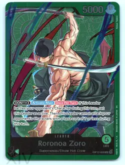 Roronoa Zoro (Zoro Deck) OP12-020 One Piece Learn Together Deck Set Leader - Image 1