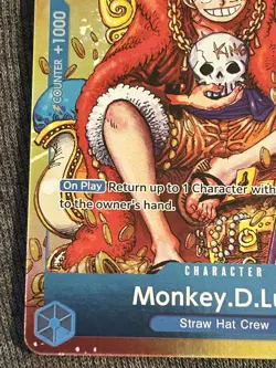 Monkey.D. Luffy One Piece Convention Exclusive Foil Promo P-043 NM - Image 3