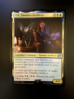 MTG Final Fantasy English Cid, Timeless Artificer 0420 Foil - Image 1