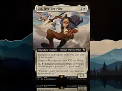 Cid, Freeflier Pilot #131 FIC R (Extended Art) (Non-Foil) MTG Final Fantasy - Image 1