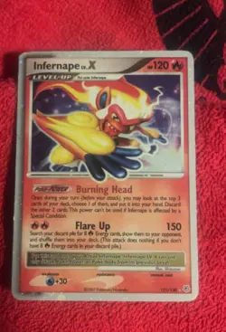 Nintendo Infernape Lv.X Holo Rare Pokemon Card Diamond & Pearl 121/130 120 HP - Image 1
