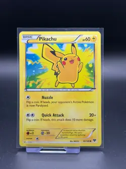 Pikachu Holo 42/146 XY Base Set HP/Damaged Pokemon Card TCG Vintage - Image 1