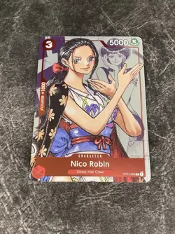 Nico Robin English One Piece ST01-008 25th Premium Card Promo See Pictures! - Image 1