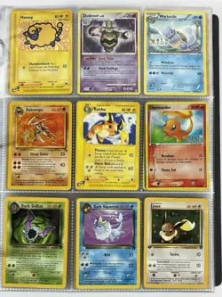 Pokemon Card Collection VTG Binder Holo E-Reader WOTC Charmander Crystal Stamp - Image 1
