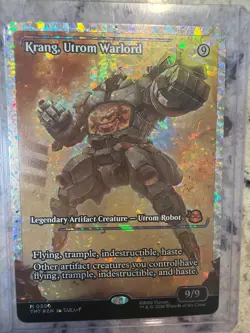 Krang, Utrom Warlord (Showcase) (Fracture Foil) Teenage Mutant Ninja Turtles... - Image 1