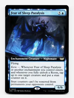 Fear of Sleep Paralysis (Extended Art) - [Commander: Duskmourn] MTG 💧 - Image 5