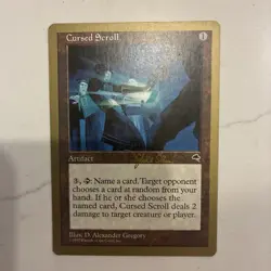 Cursed Scroll - 1999 Jakub Slemr (TMP) World Championship Decks Regular - Image 1