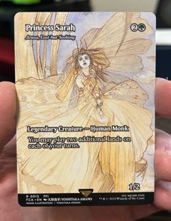 Princess Sarah -Azusa, Lost but Seeking (Showcase) Final Fantasy MTG Mint - Image 1