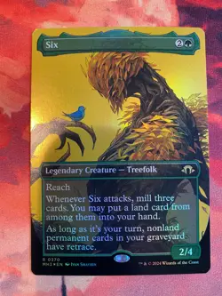 MTG Modern Horizons 3 Six Borderless Foil - Image 1
