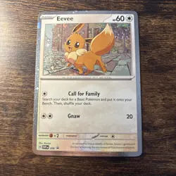 Pokemon TCG Destined Rivals - Eevee SVP 200 Promo (Cosmo Holo) - Image 1