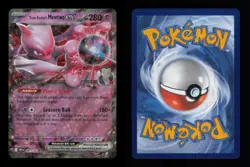 TEAM ROCKET'S MEWTWO EX DOUBLE RARE 081/182 NM POKEMON - Image 3