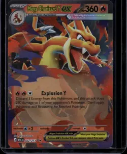 Mega Charizard Y ex 022/217 Double Rare Ascended Heroes Pokemon Near Mint - Image 1