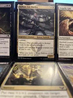 MTG Pauper Commander Deck - Killian, Ink Duelist - Orzhov Auras & Control PDH - Image 1