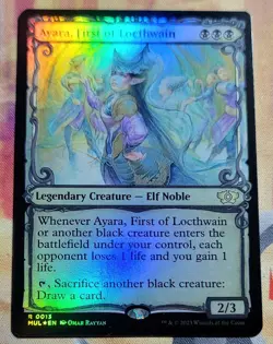 Ayara, First of Locthwain (Foil) MTG March of the Machines: Multi Legends (NM) - Image 1