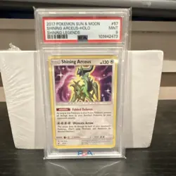 Pokemon Shining Legends Shining Arceus 57/73 Holo English PSA 9 2017 - Image 1