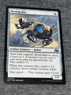 MTG, AETHERDRIFT: NESTING BOT- UNCOMMON, REGULAR. #0022 DFT - Image 1