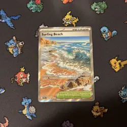 Pokemon Surfing Beach 114/086 - Ultra Rare Trainer ME04: Chaos Rising 2026 - Image 1