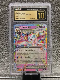 Pokemon Sylveon EX 086/191 Ultra Rare Surging Sparks - CGC 10 PRISTINE - Image 1