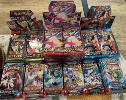 PokeRev Style Package 5x Sealed Pokemon TCG Boosters + 1 BONUS MYSTERY PACK - Image 1