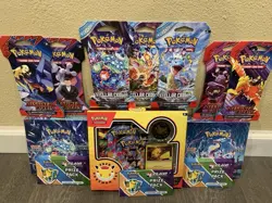 PokeRev Style Package 5x Sealed Pokemon TCG Boosters + 1 BONUS MYSTERY PACK - Image 2