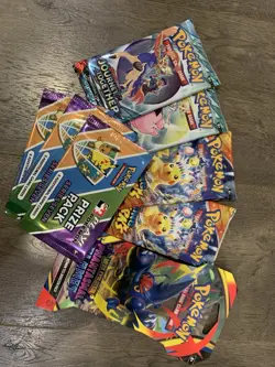 PokeRev Style Package 5x Sealed Pokemon TCG Boosters + 1 BONUS MYSTERY PACK - Image 3
