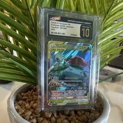 Pokemon Celebi & Venusaur GX CGC Pristine 10 Holo Japanese Tag Bolt 001/095 - Image 1