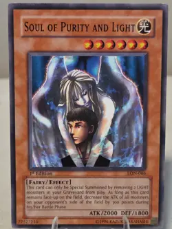 Yugioh Soul of Purity and Light LON-066 Labyrinth of Nightmare 1st Edition - Image 1