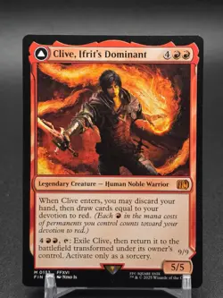 Magic MTG Final Fantasy Clive, Ifrit's Dominant #133 *NON-FOIL* Mythic Rare - Image 1