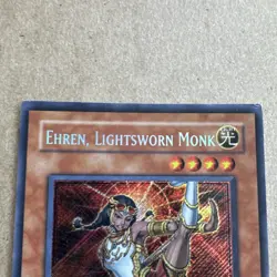 Yu-Gi-Oh! Ehren, Lightsworn Monk LODT-EN082 Secret Rare Holo 1st Edition LP/MP - Image 2