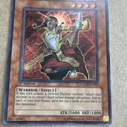 Yu-Gi-Oh! Ehren, Lightsworn Monk LODT-EN082 Secret Rare Holo 1st Edition LP/MP - Image 4