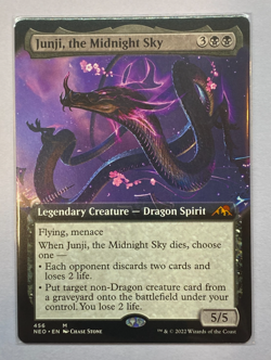 MTG - Kamigawa: Neon Dynasty - Junji, the Midnight Sky - Extended Art - NM - Image 1