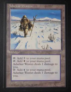 MTG Magic Ice Age Adarkar Wastes LP - Image 1
